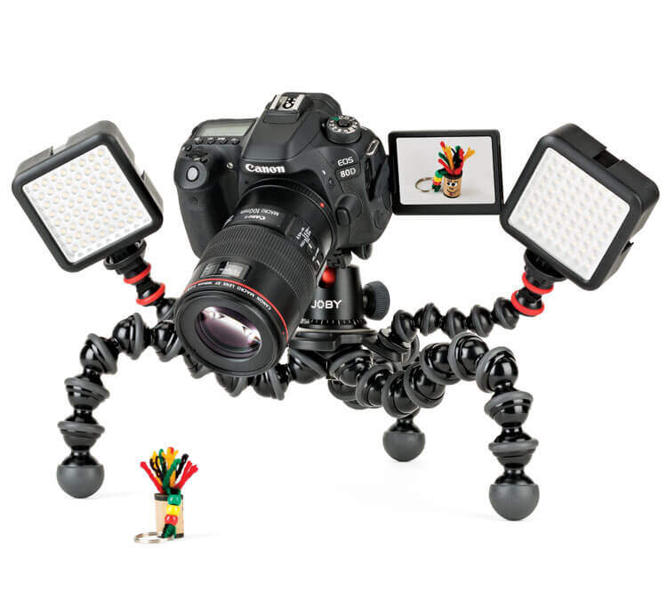 GorillaPod Rig Stand InUseLights