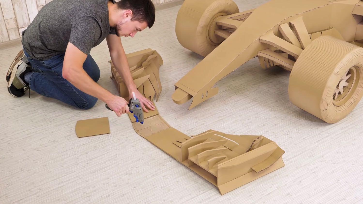 How to Make FORMULA 1 Car from Cardboard for 500 hours 4 27 screenshot 1500x843